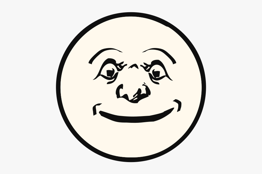 Happy Medium Image Png - Moon Clip Art, Transparent Clipart