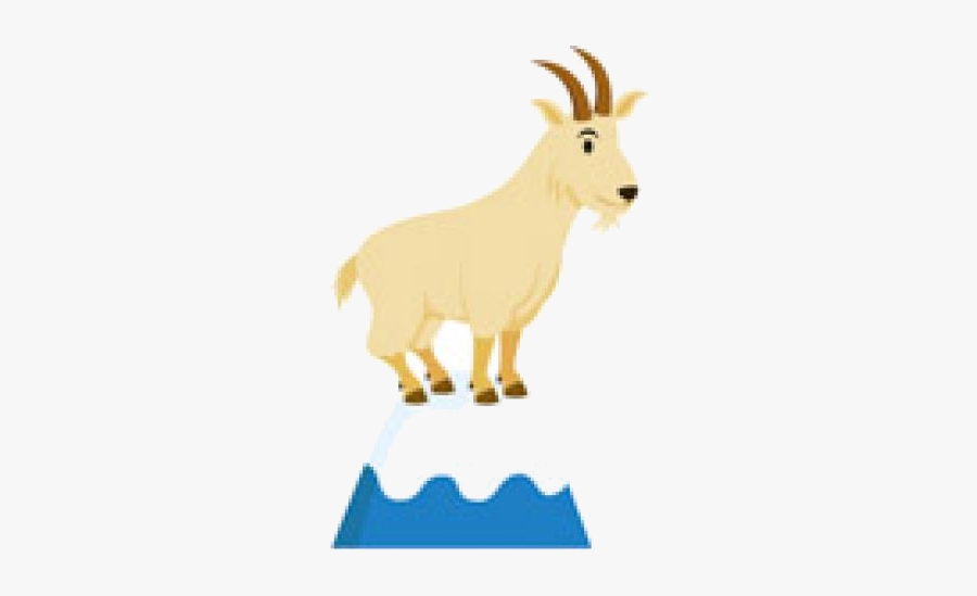 Goat Mountain Clipart Free On Transparent Png - Clip Art Mountain Goat, Transparent Clipart