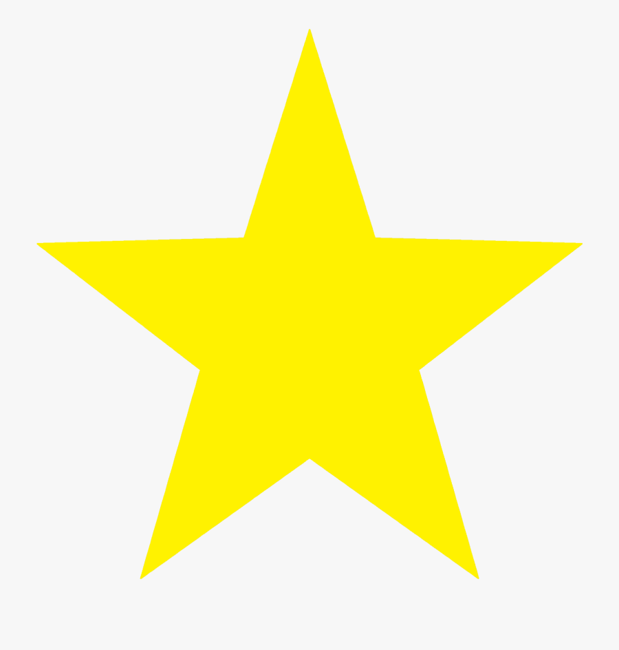 Yellow Star Clipart - Yellow Star With Black Background, Transparent Clipart