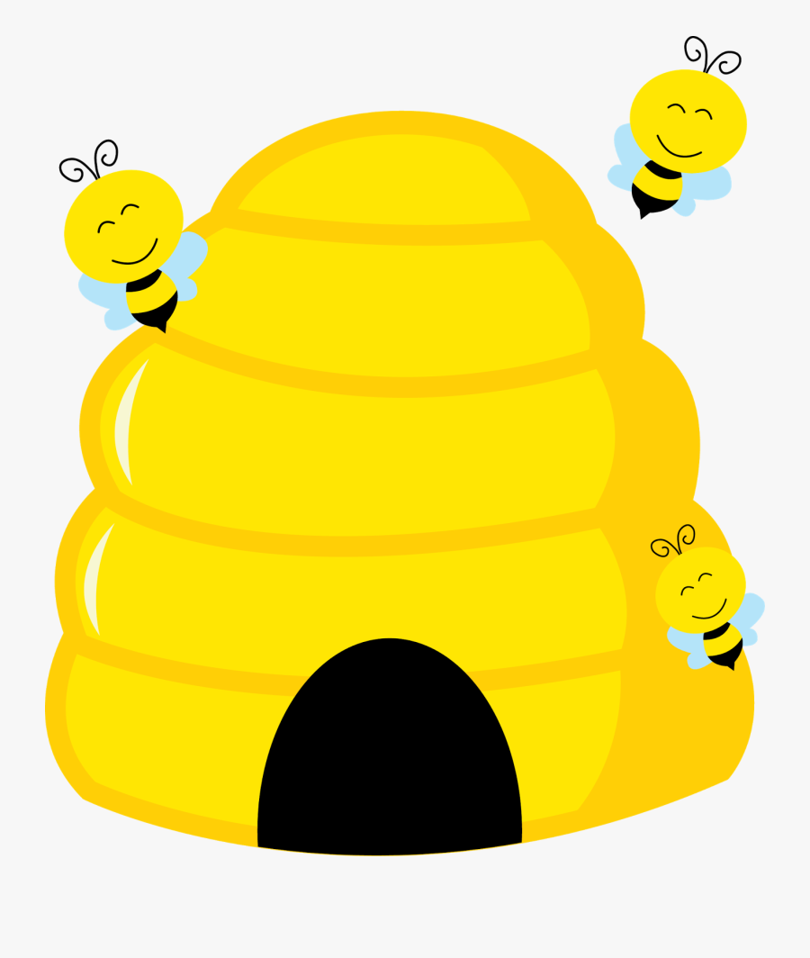 Transparent Bee Clipart Png - Cute Beehive Clipart, Transparent Clipart