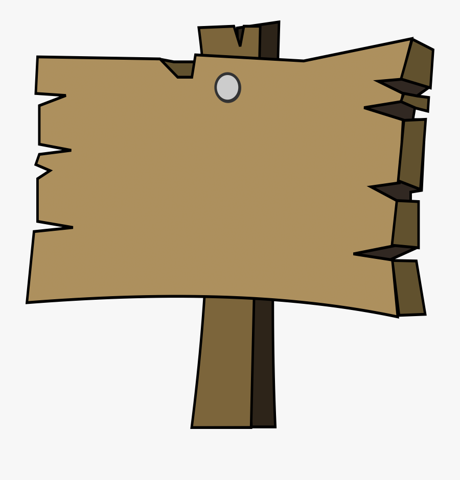 Free Camping Clipart Best Of Wood Signal Clipart Camp - Blank Sign Png, Transparent Clipart