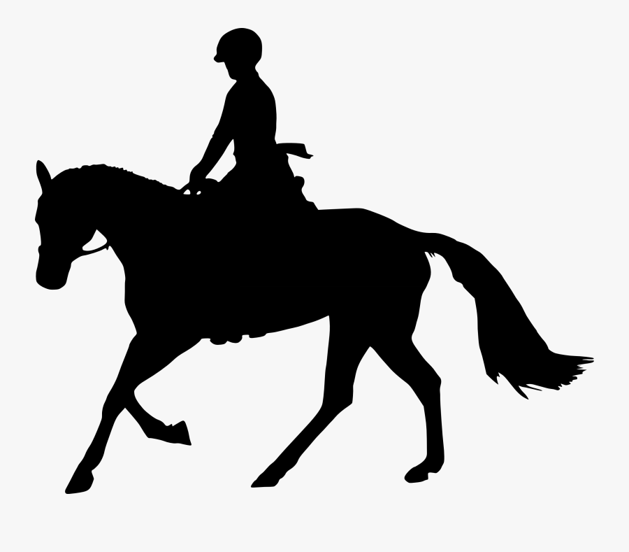 Jpg Royalty Free Riding A Horse Clipart - Horse And Rider Silhouette Png, Transparent Clipart
