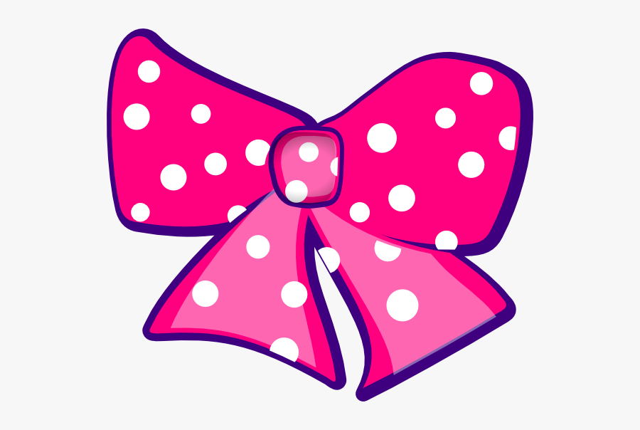 Pink Bow Clip Art At Clker - Clipart Of Bow, Transparent Clipart