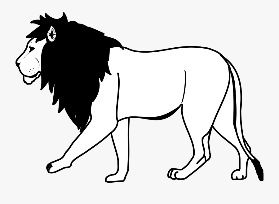 Lion Black And White Lion Clipart Black And White - Lion Clipart Black And White, Transparent Clipart