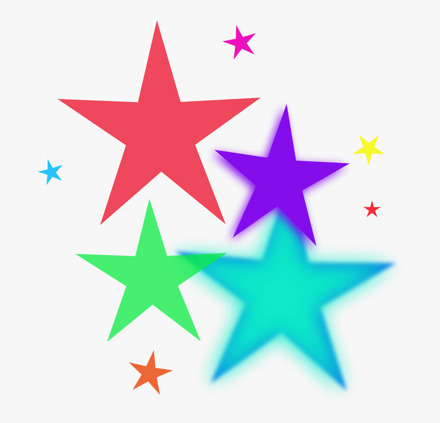 Pictures Of 3d Stars Free Download Clip Art On - Rainbow Stars Clipart, Transparent Clipart