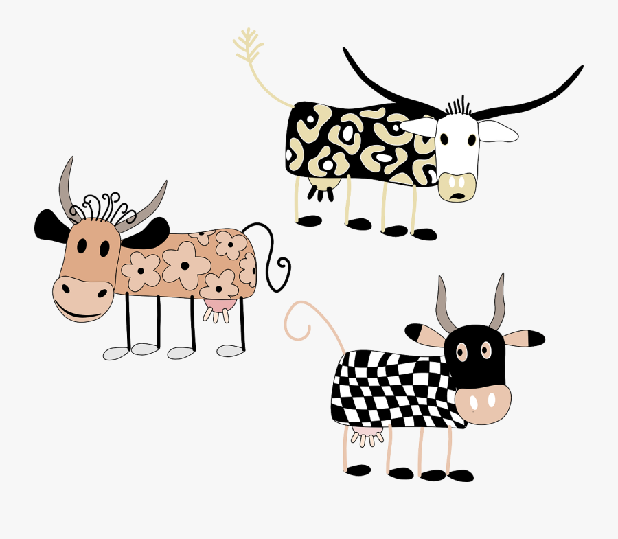 Deer,horn,dairy Cow - Hewan Animasi Bergerak, Transparent Clipart