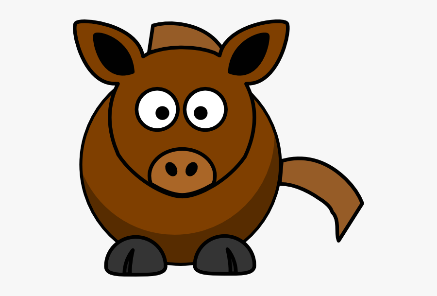Horse - Clipart - Donkey Clipart Head, Transparent Clipart
