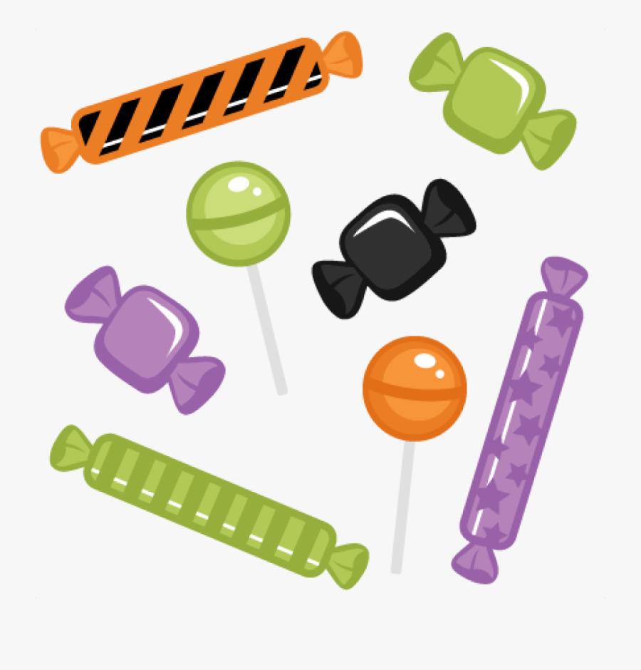 Halloween Candy Clip Art, Transparent Clipart