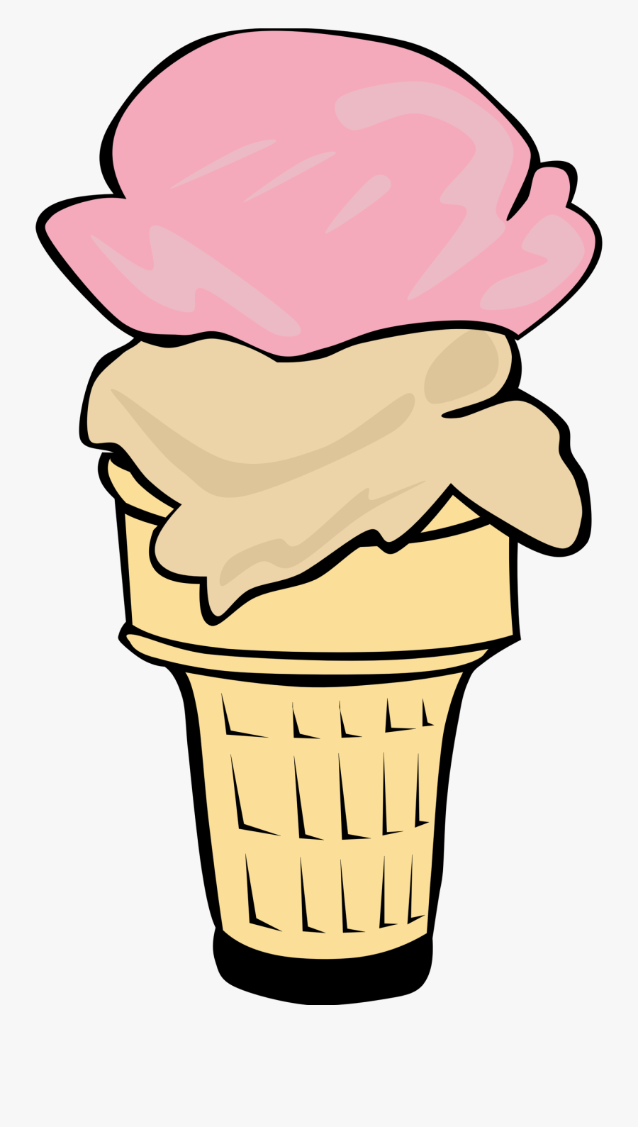 Ice Clipart At Getdrawings - Ice Cream Cone Clip Art, Transparent Clipart