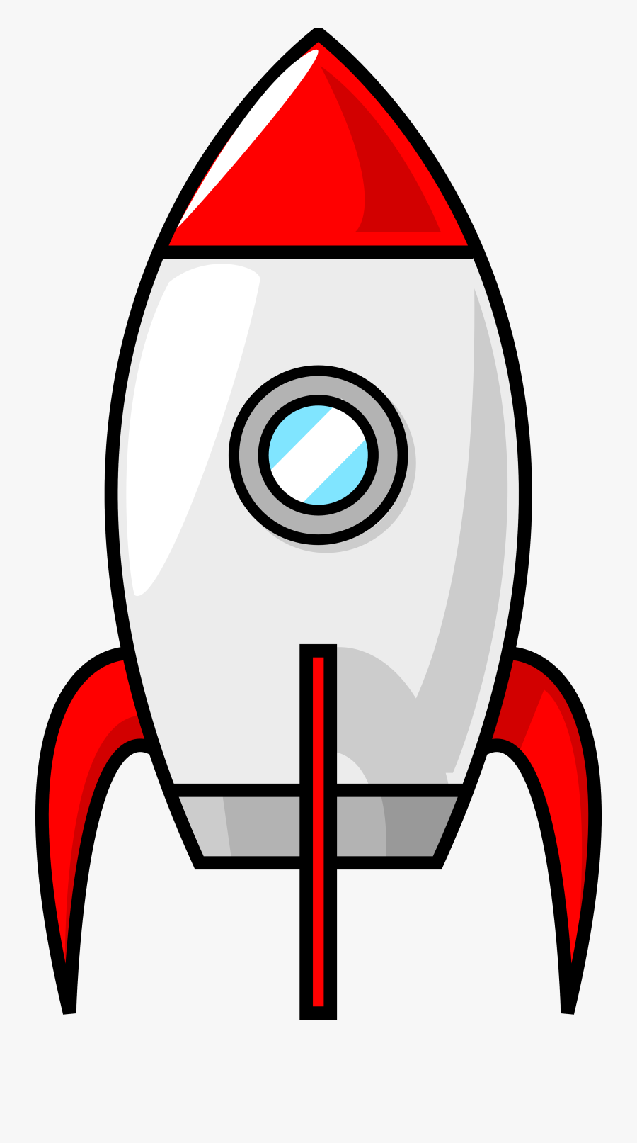 Clipart A Cartoon Moon Rocket - Clipart Rocket, Transparent Clipart