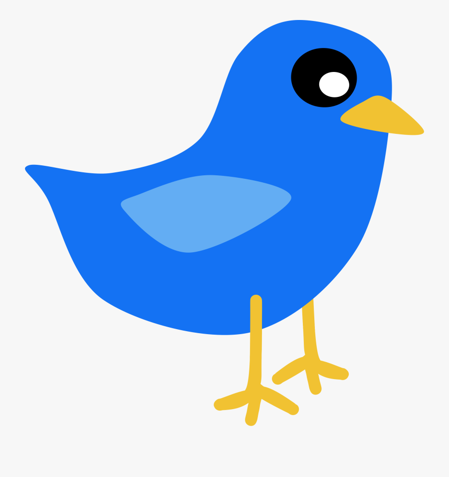 Blue Bird By Scout - Free Cartoon Blue Bird, Transparent Clipart