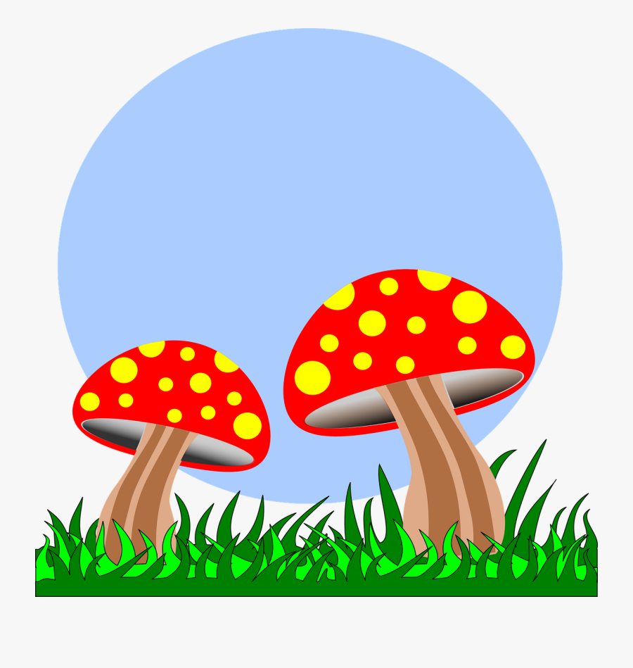 Sea Grass Clipart Flat Grass - Mushroom Clipart Png, Transparent Clipart