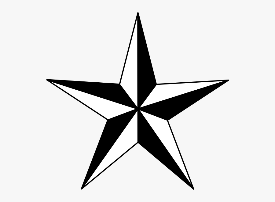 Star Clipart Black And White, Transparent Clipart