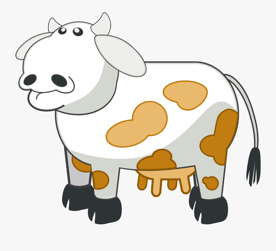 Transparent Cow Clipart - Cow Clip Art, Transparent Clipart