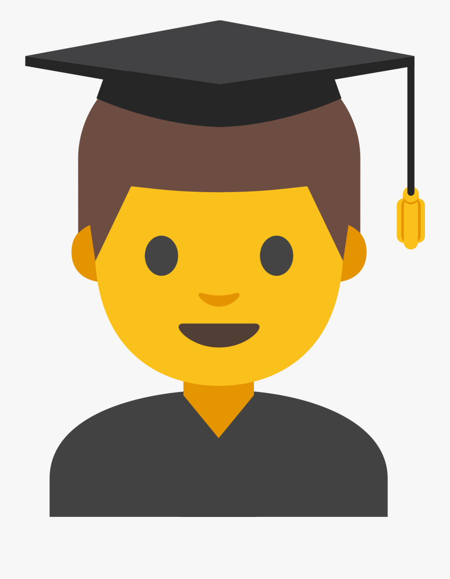 Emoji Clipart Graduation - Friends Boy Girl Emoji, Transparent Clipart