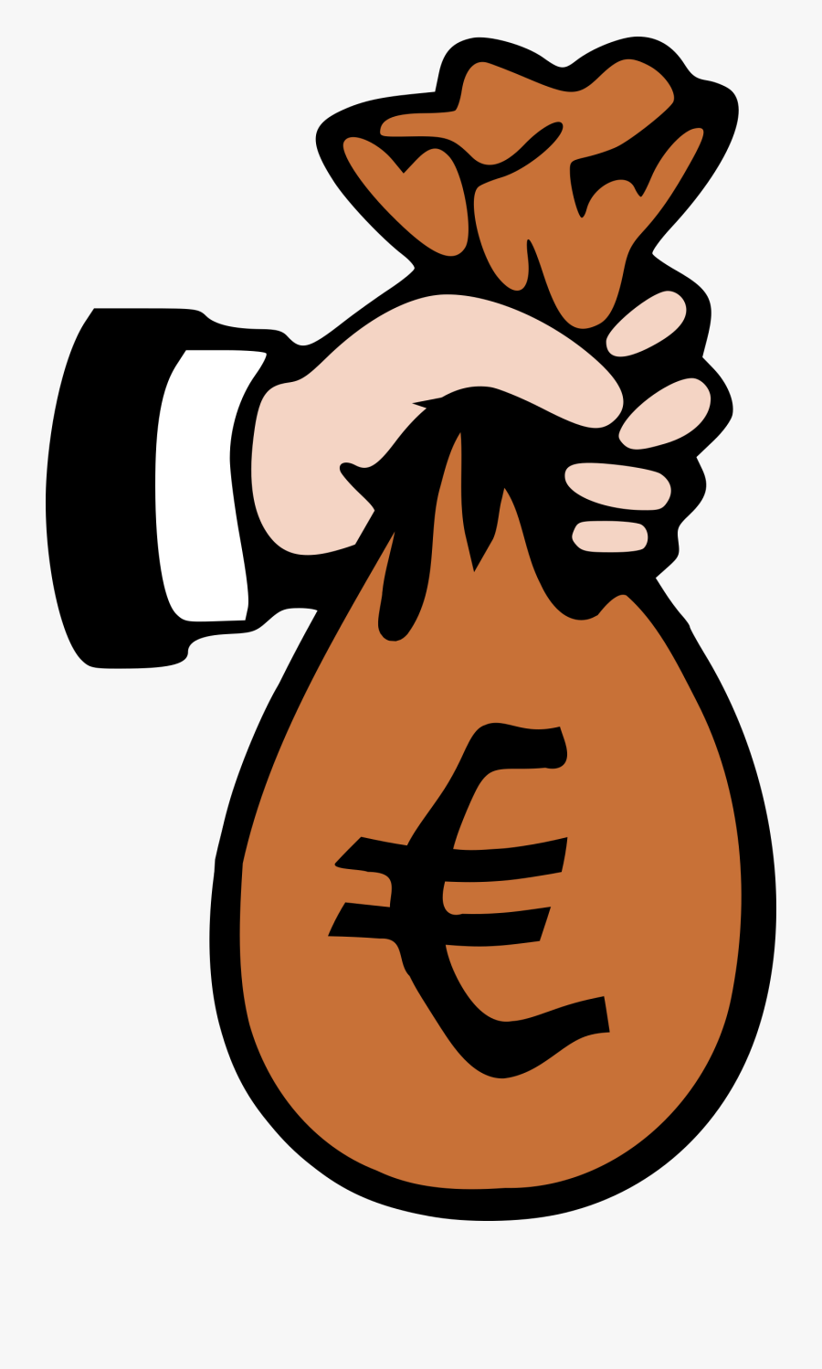 Sac Euro Picture Free Stock - Bag Of Money Clipart, Transparent Clipart