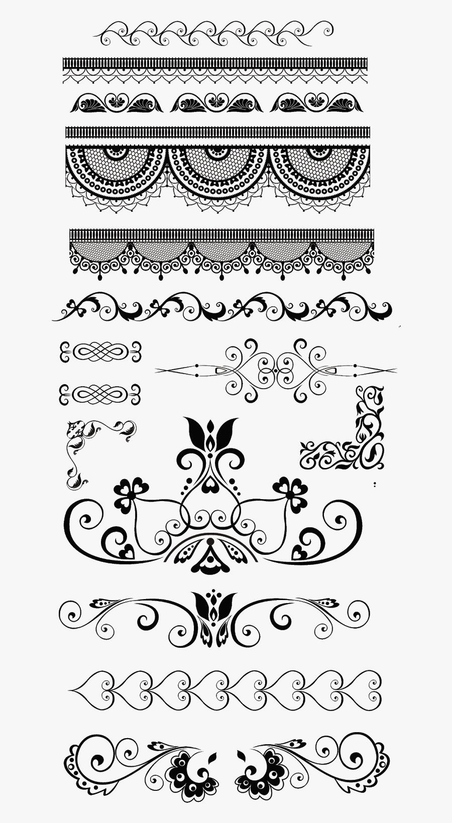 Hindu Wedding Clipart Png - Decorative Scroll, Transparent Clipart