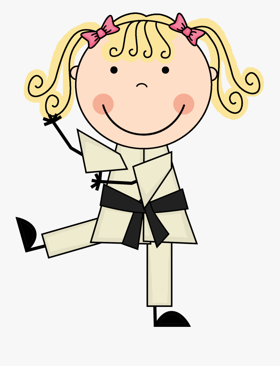 Korean Clipart Kid Martial Art - Kid Reading Clipart, Transparent Clipart