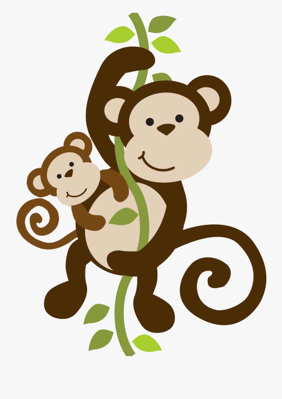 Mommy Baby Monkey Clipart - Mommy And Baby Monkey Clipart, Transparent Clipart