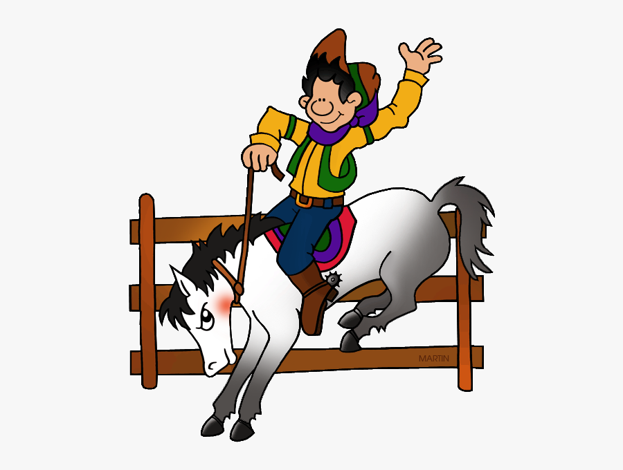Rodeo Clipart Cowboy Occupations Clip Art Phillip Martin - Verb To Have Got, Transparent Clipart