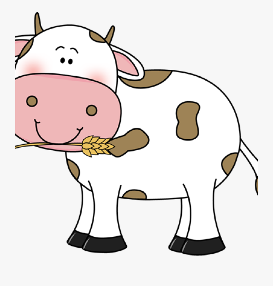 Free Cow Clipart Free Cow Clip Art Cow With Wheat In - Transparent Background Cow Clip Art, Transparent Clipart