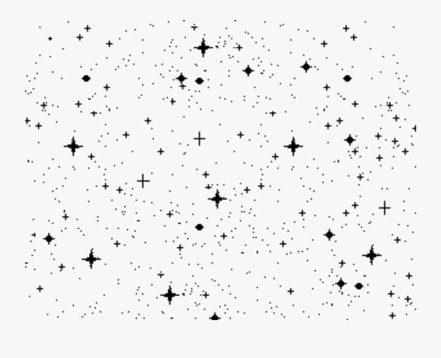Sparkle Clipart Space Star - Black Stars Background Transparent, Transparent Clipart