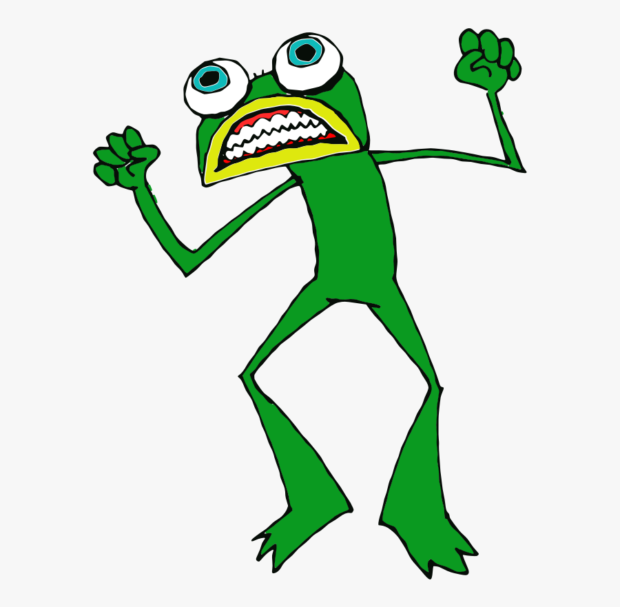 Mad Toad - Clipart Angry Frogs, Transparent Clipart