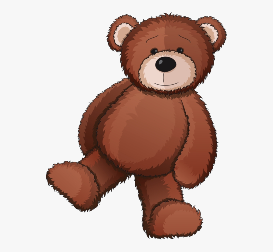 Gummy Bear Clipart Stuffed Animal Brown Teddy Clip - Brown Teddy Bear Drawing, Transparent Clipart