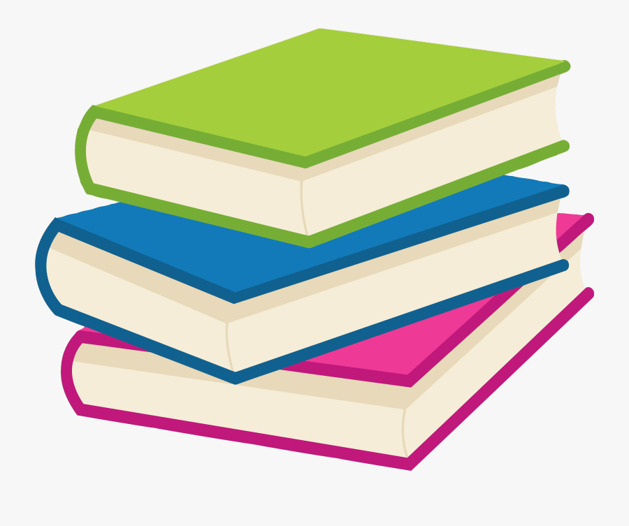 Stack Of Books - Clip Art Stack Of Books, Transparent Clipart