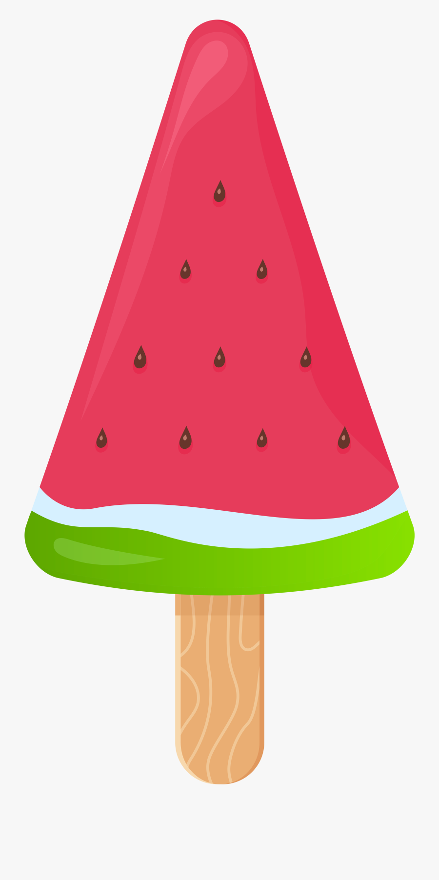 Watermelon Ice Cream Stick Png Clip Art - Ice Cream Stick Clipart, Transparent Clipart