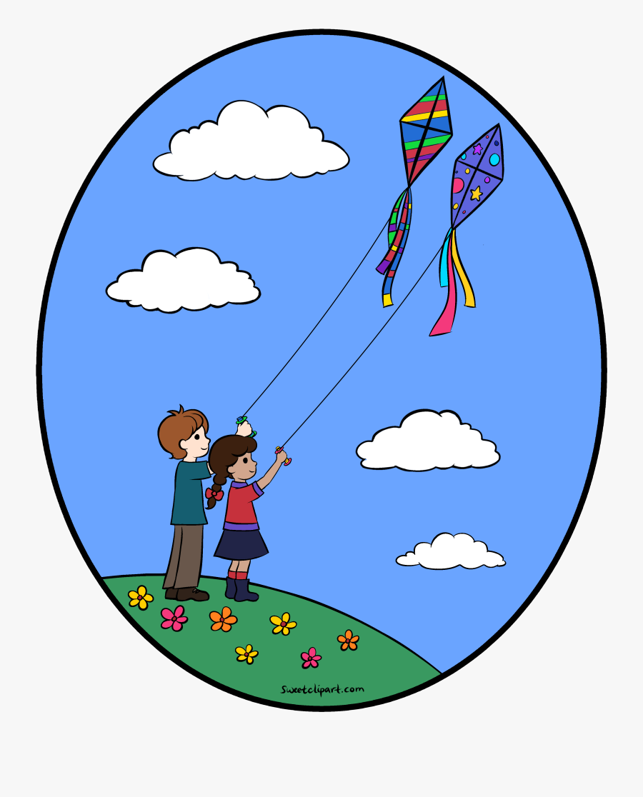 Spring Clipart Kite - Fly A Kite Clip Art, Transparent Clipart