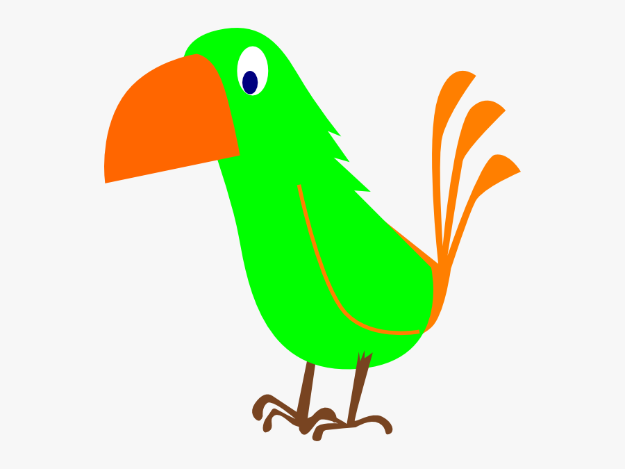 Bird Svg Clip Arts - Cartoon Bird Transparent Background, Transparent Clipart