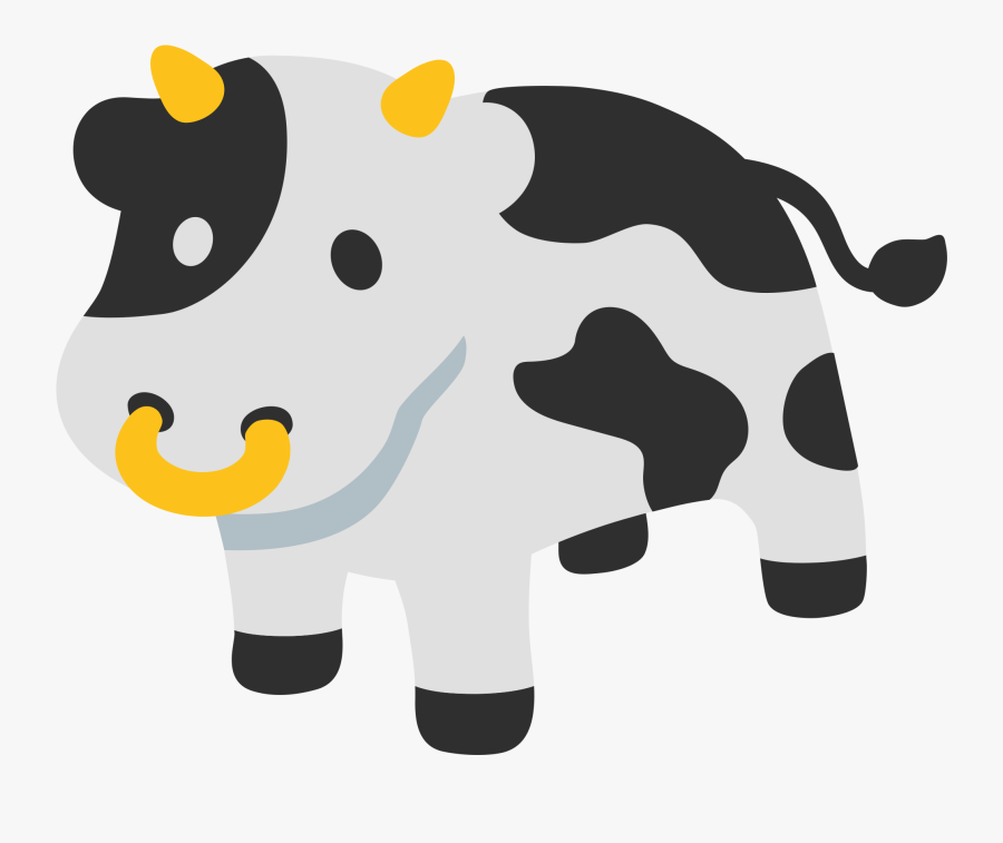 Cows Clipart Emoji - Cow Emoji Transparent, Transparent Clipart