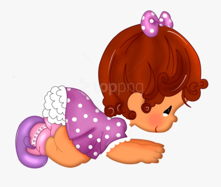 Free Png Download Baby Girl Cartoon Free Clipart Png - Precious Moments Girl Hat, Transparent Clipart