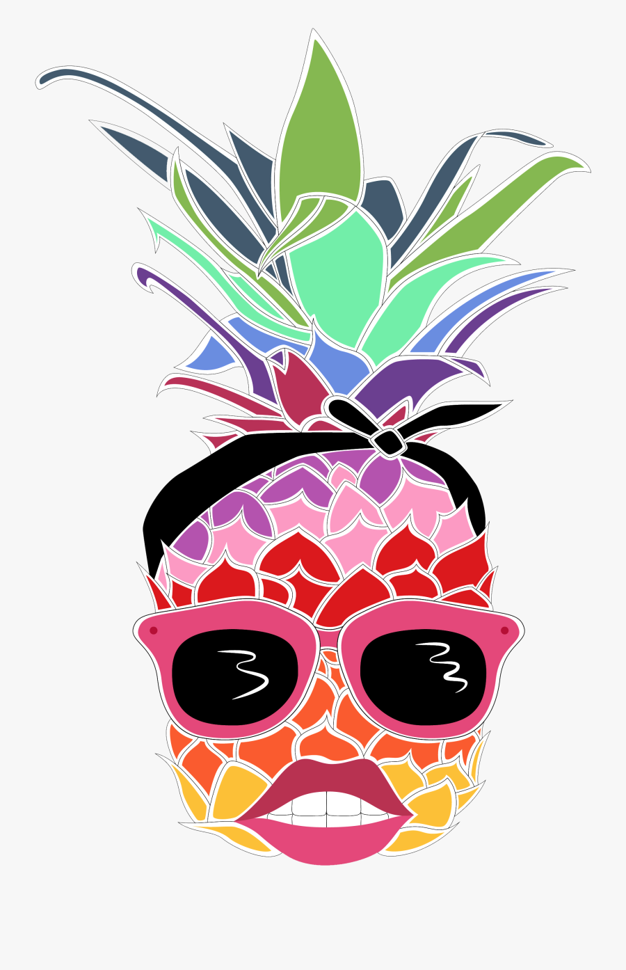 Pin Up Steemit - Pin Up Pineapple, Transparent Clipart