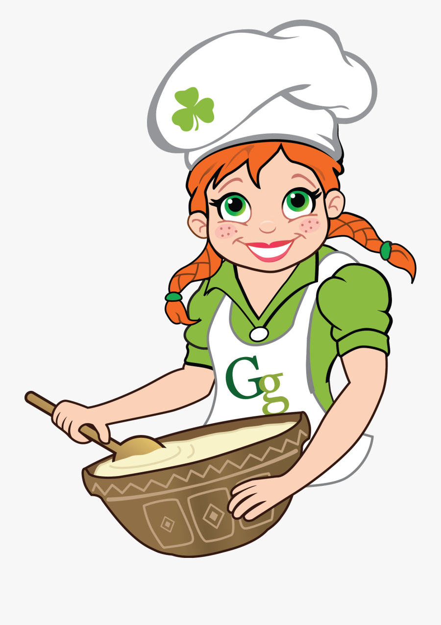 Introducing Gaelic Girl Bread Mixes Plus A Little Christmas - Free Clip Art Irish Cooking, Transparent Clipart