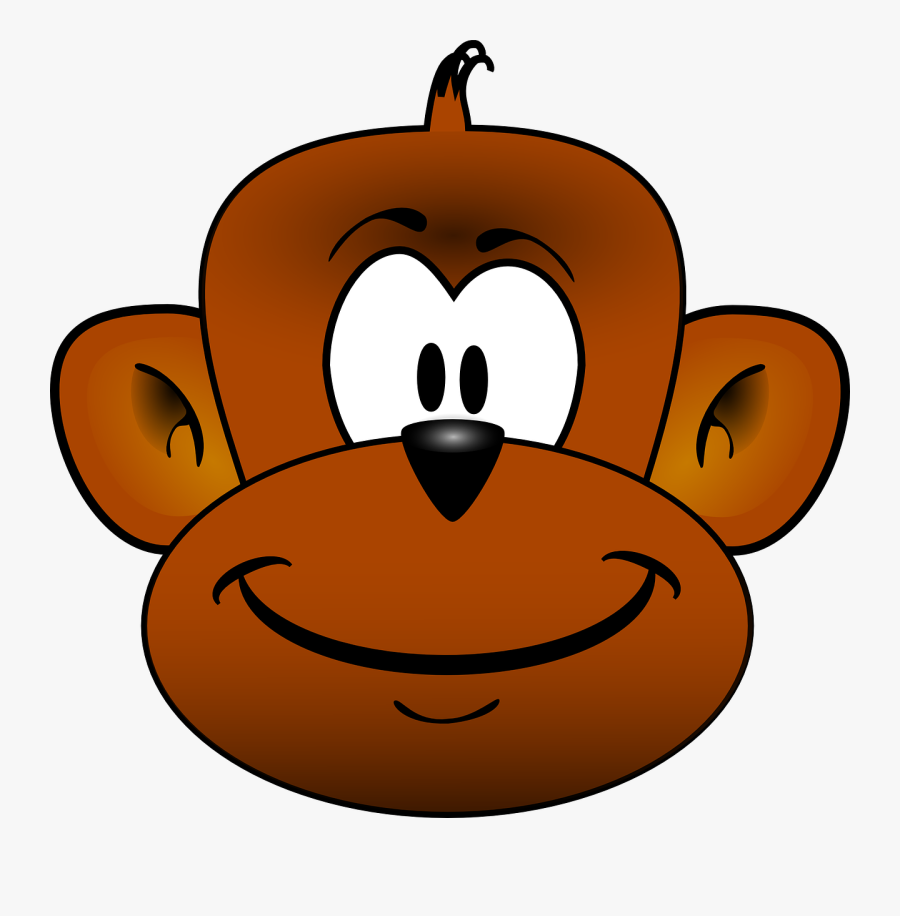 Free Monkey Clipart - Monkey Head Clipart, Transparent Clipart