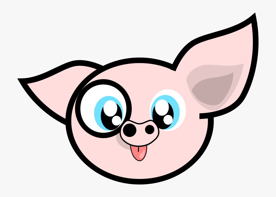 Crazy Pig - - Cute Clipart Pigs, Transparent Clipart