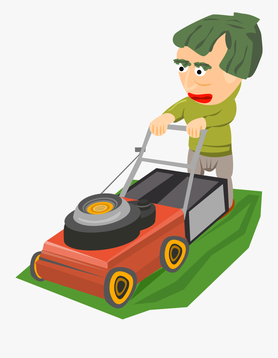 Mowing The Big Image - Mow The Lawn Png, Transparent Clipart