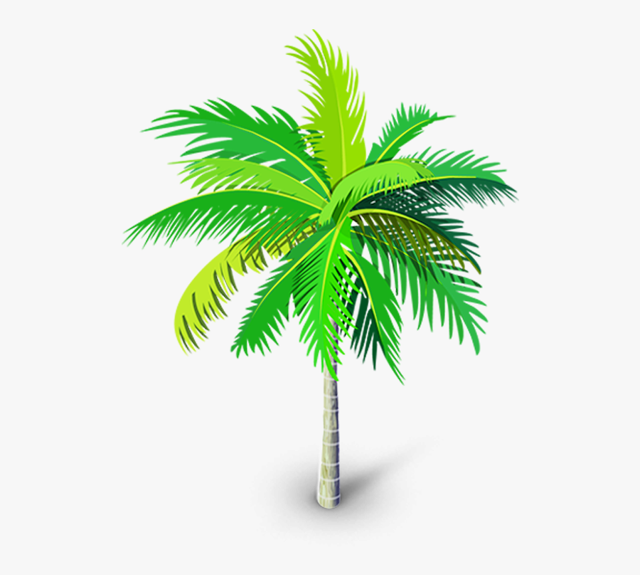 Tree Png Vector Clip - Transparent Background Palm Tree Vector Png, Transparent Clipart