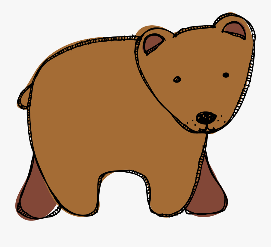 Clip Art Brown Bear Brown Bear Clipart - Clipart Cartoon Brown Bear, Transparent Clipart