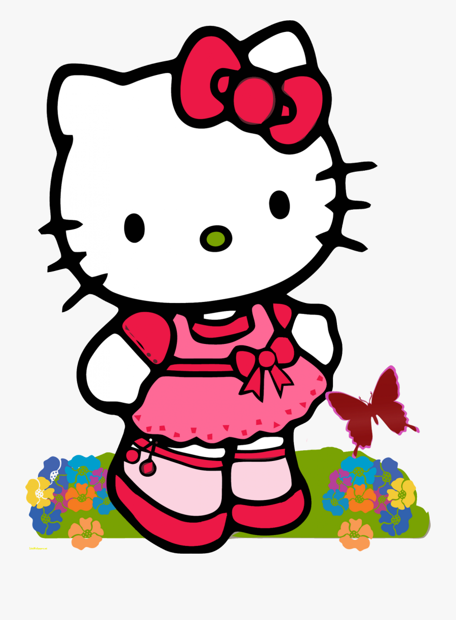 Hello Kitty Pictures Hello Kitty With Balloons Free - Cartoon Characters Hello Kitty, Transparent Clipart