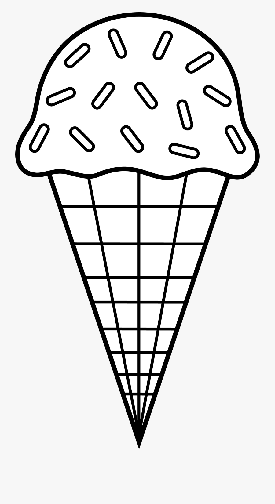 Ice Cream Black And White Clipart Black And White Ice - Ice Cream Clipart Black And White, Transparent Clipart