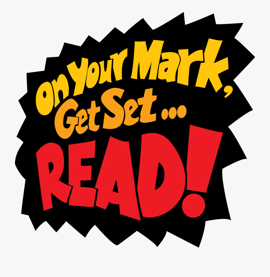 Summer Reading Clipart - Your Mark Get Set Read, Transparent Clipart