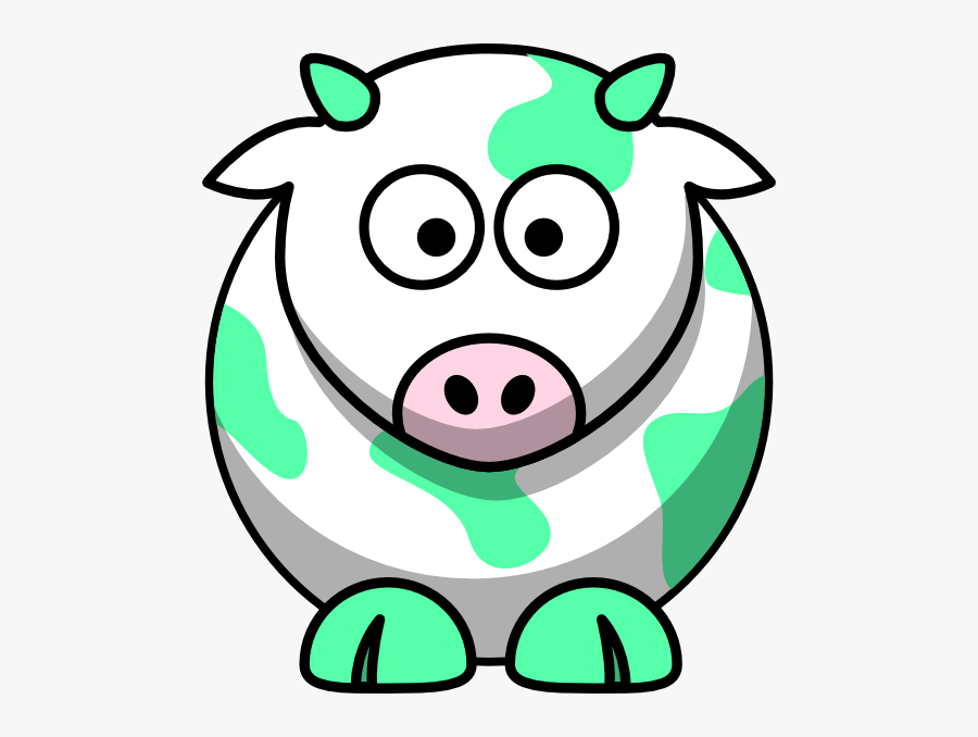 Mint Clip Art At - Cartoon A Cow, Transparent Clipart