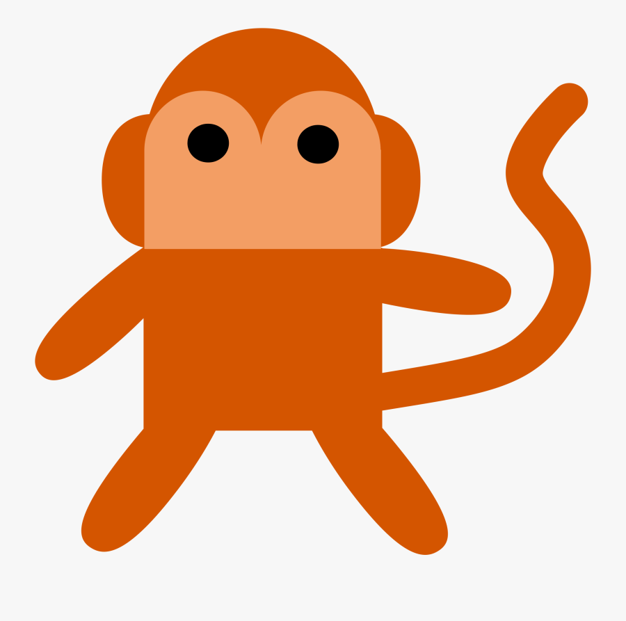 Cheeky Monkey Clip Art Free Vector 4vector - Monkey Clip Art, Transparent Clipart