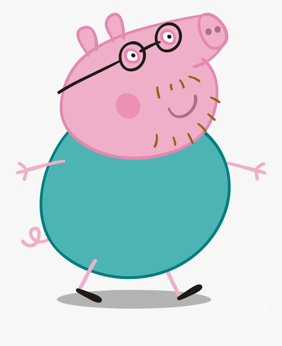 Daddy Pig Transparent Png - Peppa Pig Png, Transparent Clipart