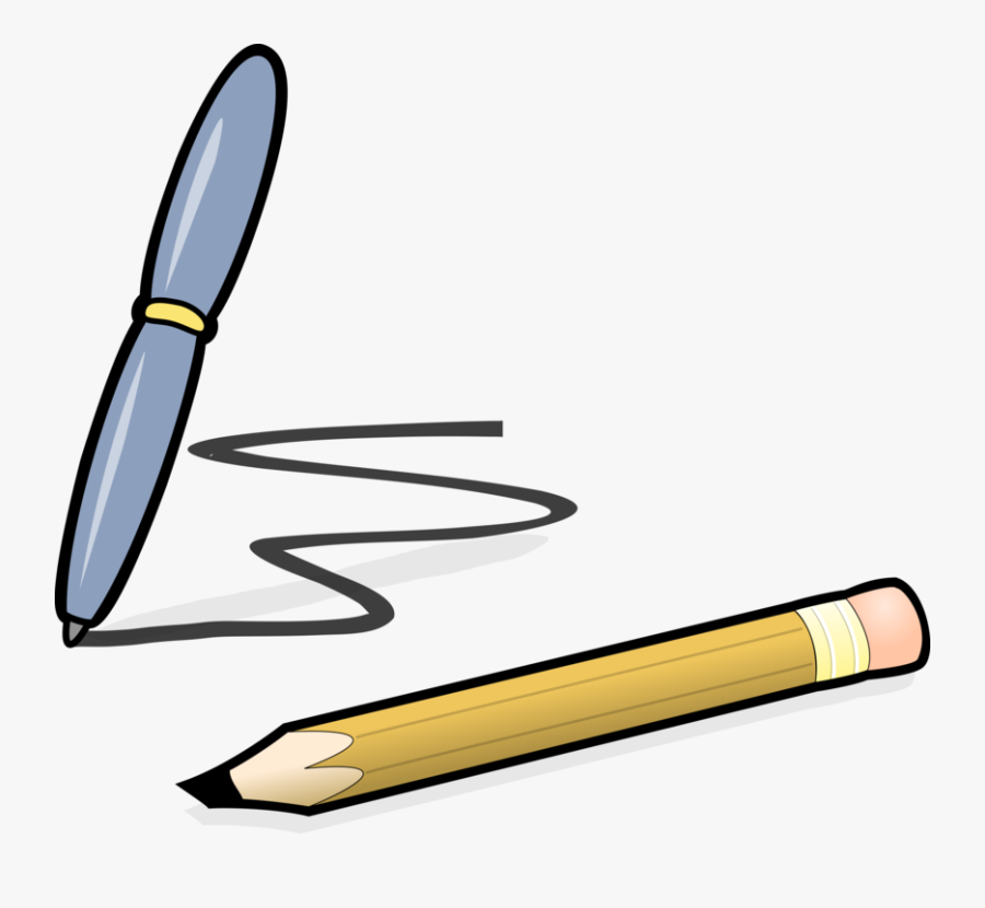 Image Of People Writing - Pen And Pencil Clip Art, Transparent Clipart