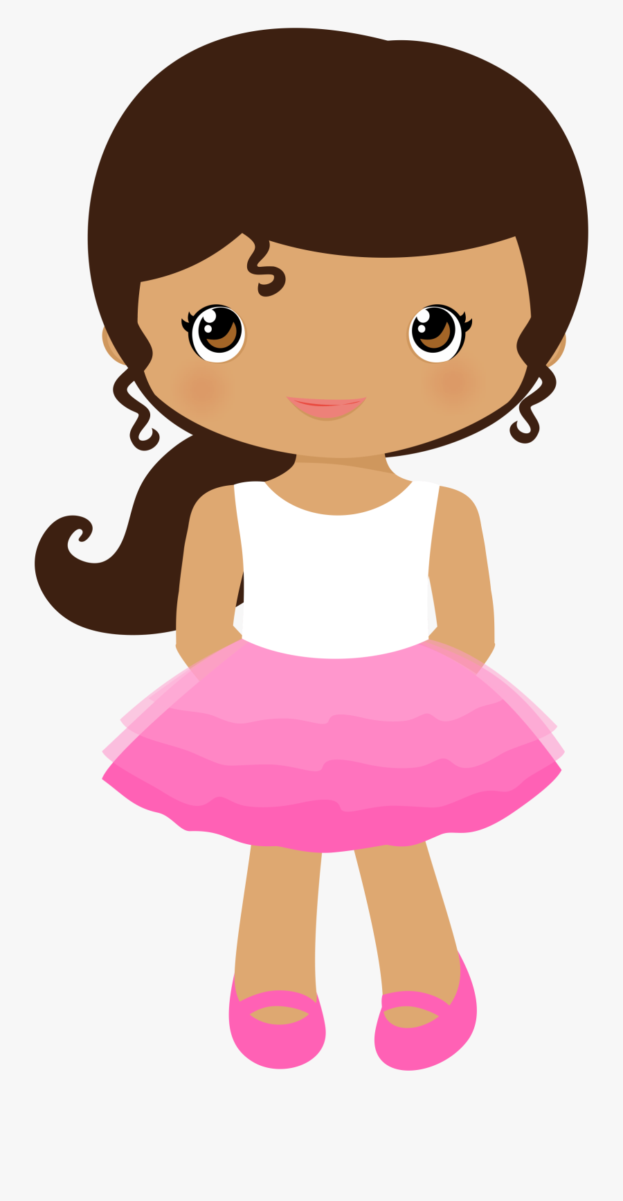 Cute Girl Clipart, Transparent Clipart