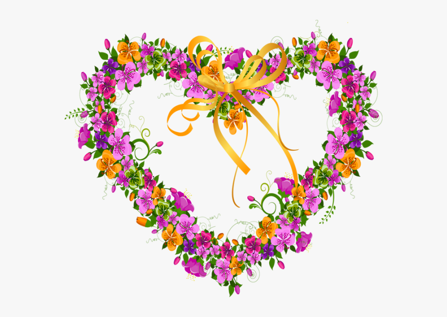 Spring Wreath Png Transparent - Transparent Clip Art Spring, Transparent Clipart